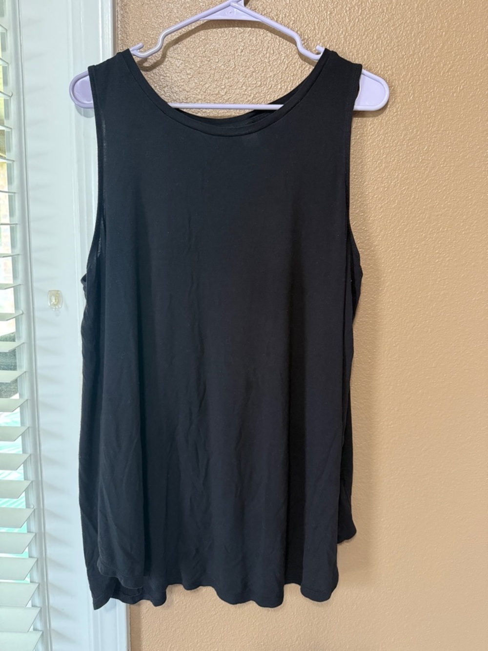 🥳 7/$10!! XL Old Navy Women's Black Sleeveless Swing Tank Top